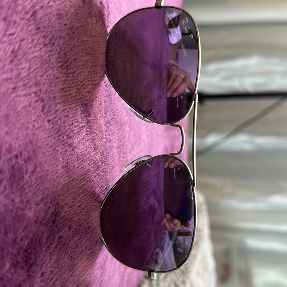 Ray Ban Aviator Lilac Mirror
